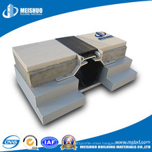 Recessed Design Aluminum Base Stretched Rubber Durable Expension Joint